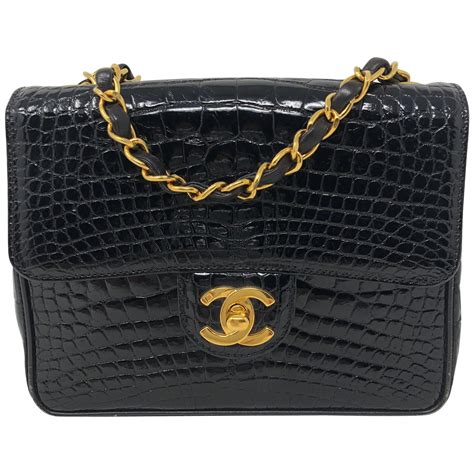 croc chanel bag.